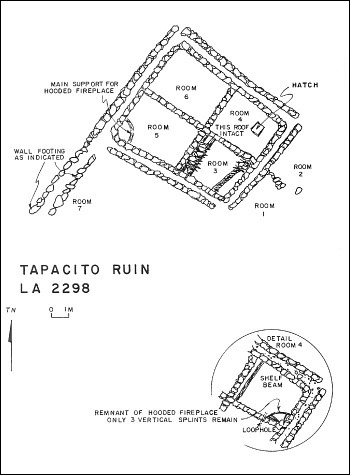Tapacito Pueblito Map