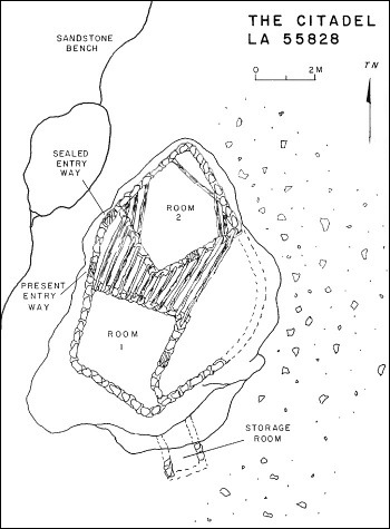 Citadel Pueblito Map