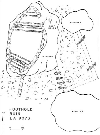 Foothold Pueblito Map