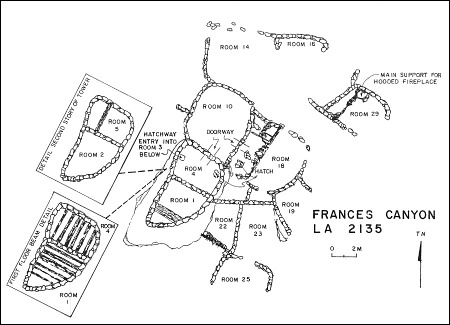 Francis Canyon Pueblito Map