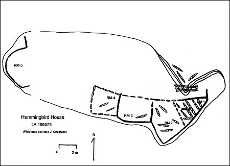 Hummingbird House Pueblito Map