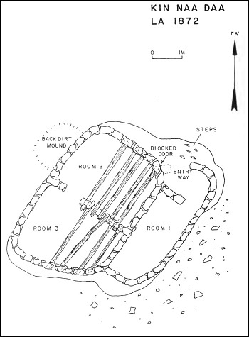 Kin Naa Daa Pueblito Map