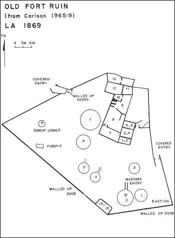 Old Fort Pueblito Map