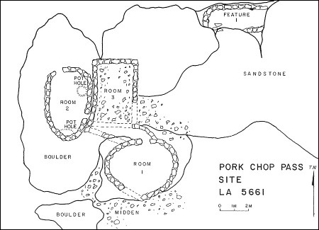 Pork Chop Pass Pueblito Map