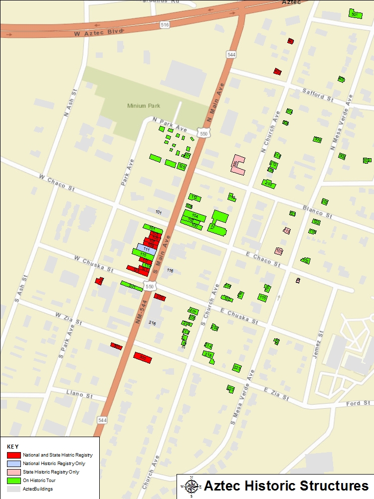 Aztec Historic Structures