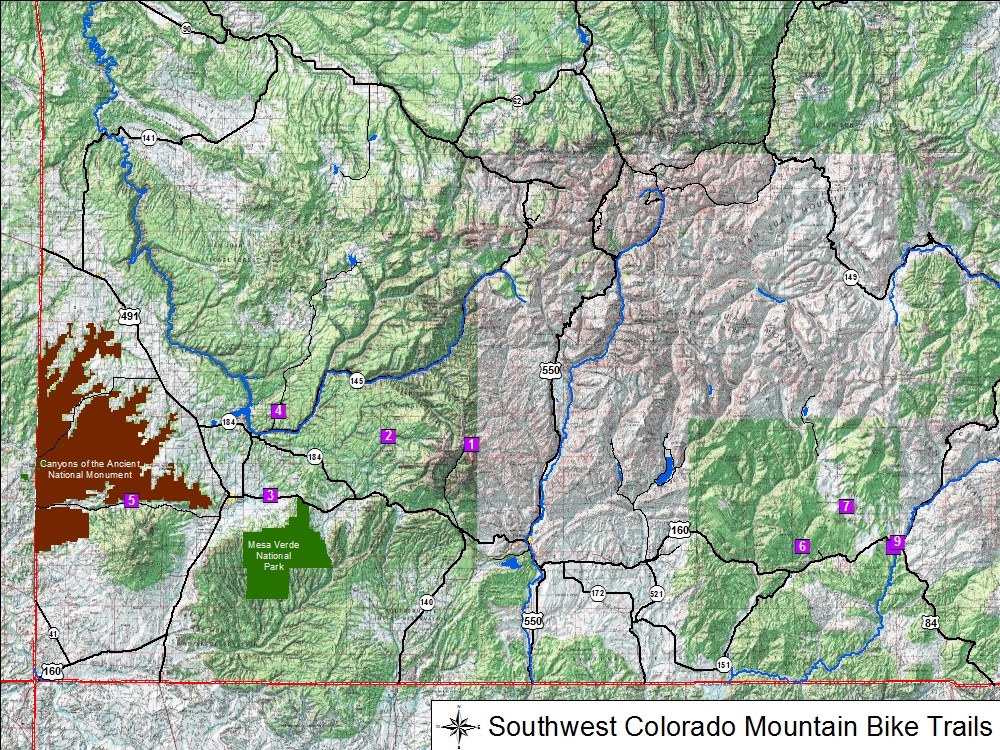 Southwest Colorado Mountain Bike Trails