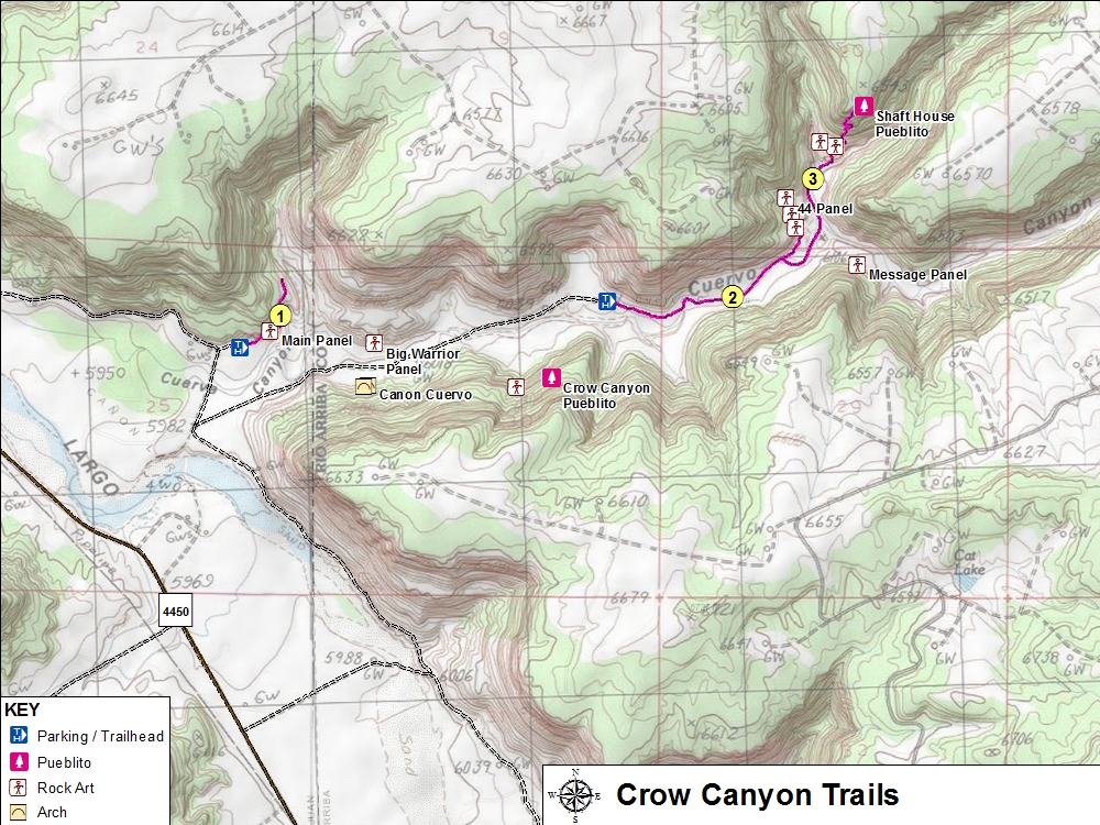 Crow Canyon Trails Map