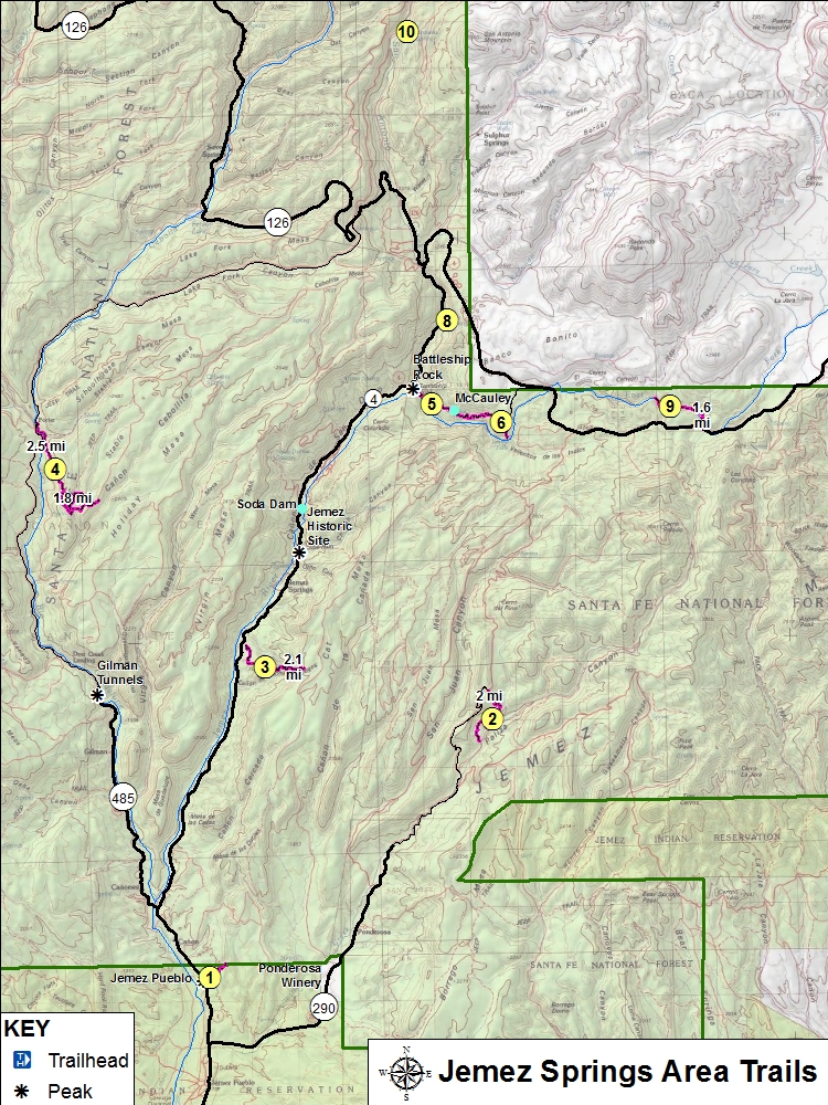 Jemez Springs Trails