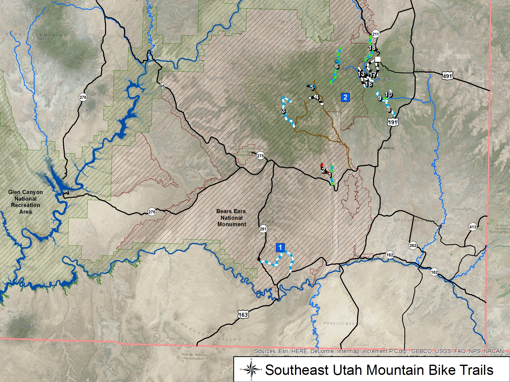 Southeast Utah Mountain Bike Trails