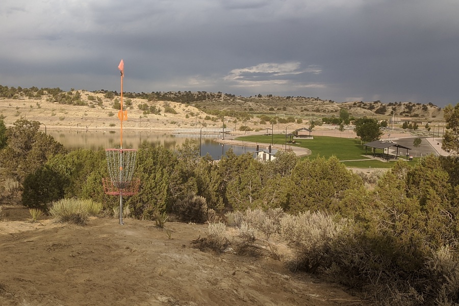 Aztec Disc Golf Course - Basket 10