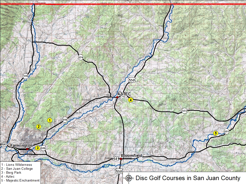 San Juan County Disc Golf Courses