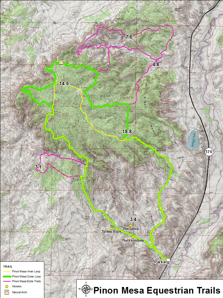 Navajo Lake Map